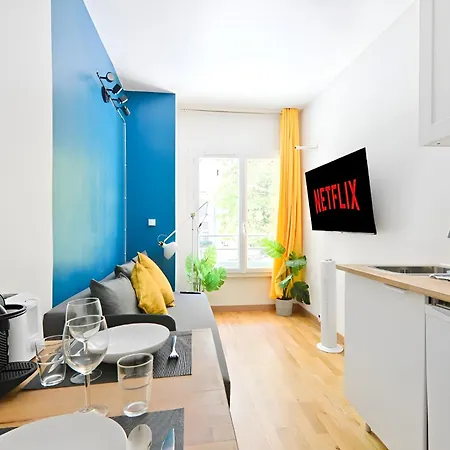 Tour Eiffel 10 Luxurious Apartment Studio-2P Free Netflix-2